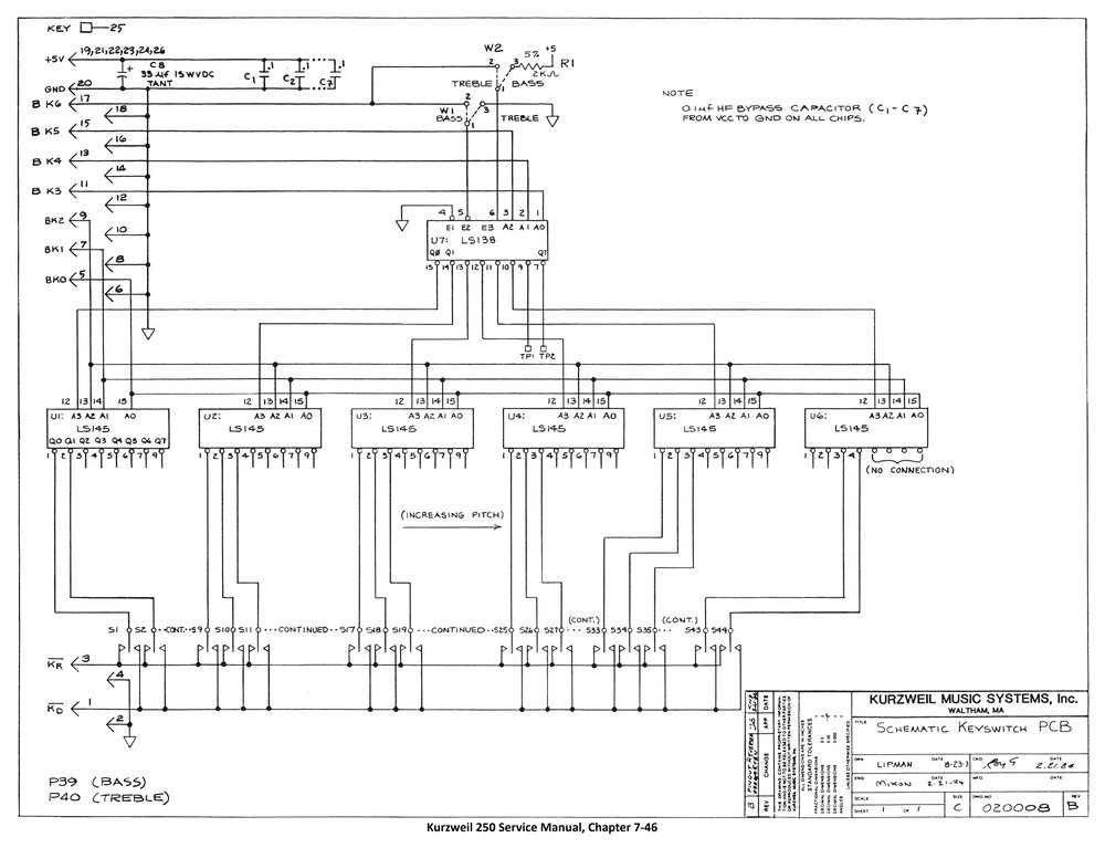 Schematic Keyswitch Board - Sheet 1